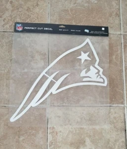 New England Patriots 18" X 18" Vinyl Decal / white sticker - Picture 1 of 1