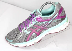 Zapatillas deportivas Asics Gel Excite 3 para mujer 8 grises multicolor entrenamiento T5B9N - Imagen 1 de 10