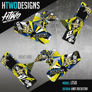 SUZUKI LT50 GRAPHICS KIT TO FIT LT 50 STICKERS QUAD DECALS STICKER GRAPHIC DECAL - Picture 1 of 8