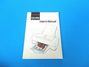 CANON BJC-600e Color Bubble Jet Printer User's Manual 1994 - Picture 1 of 5