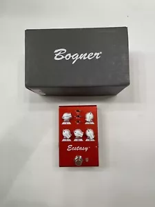 Bogner Ecstasy Red Mini Overdrive Guitar Effect Pedal + Original Box - Picture 1 of 7