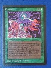 MTG x1 Beta CHANNEL EX see pictures Fazmataztical_dragon