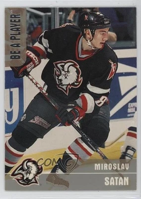 1999-00 ITG Be A Player Memorabilia Silver /1000 Miroslav Satan #110 - Image 1 of 2