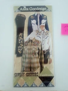 Anita Goodesign "Cowboy Couture" Machine Embroidery Designs on CD - Picture 1 of 2