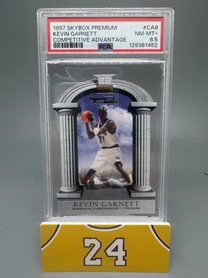 Kevin Garnett 1997 Skybox Premium Competitive Advantage Card #CAB PSA 8.5 - Image 1 of 4