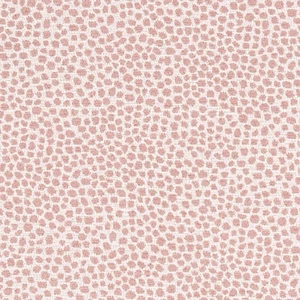BALLARD DESIGN TULLY ROSE QUARTZ  TEXTURED ANIMAL SPOT WOVEN FABRIC BY YARD - Picture 1 of 1