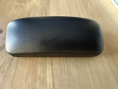 NIKE AUTHENTIC EYEGLASSES SUNGLASSES OPTICAL LEATHER BLACK HARD CASE ONLY - Image 1 of 4