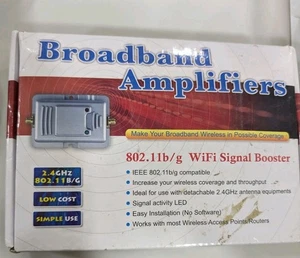 Broadband Amplifier 802.11b/g WiFi Signal Booster For Sale - Picture 1 of 2