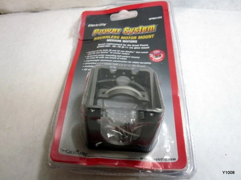 Great Planes Electric Brushless RC Motor Mount Medium Motors GPMG1255 - Image 1 of 4