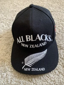 Cappello Baseball All Blacks Rugby Nuova Zelanda Regolabile Cotone Kiwi Felce Canterbury - Foto 1 di 14