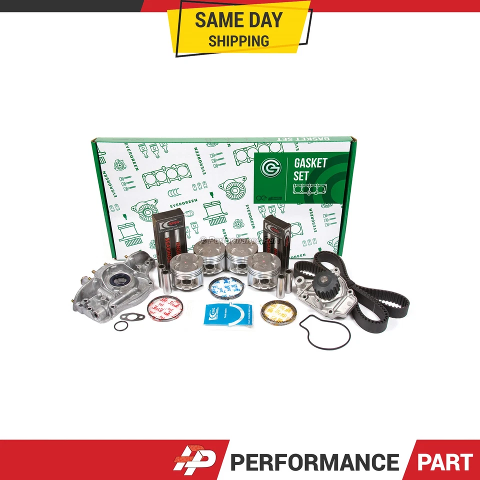 Kit de reconstrucción de motor para 88-95 Honda Civic Delsol CRX 1.5 D15B1 D15B2 D15B7 Foto 1 de 4