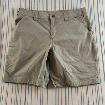 Pantalones Cortos Duluth Trading Para Hombres 34 Caqui Ripstop Carga Trabajo Utilidad Bolsillo Exterior Foto 1 de 4