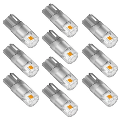 10x AUXITO T10 LED Mapa/Cúpula/Tronco Bombillas 3000K Ámbar Super Brillante 168 2825 Foto 1 de 4