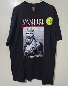 Neu mit Etikett 1996 Vampire The Masquerade Clan Lasombra Fashion Victim T-Shirt XL 24x32" - Bild 1 von 7