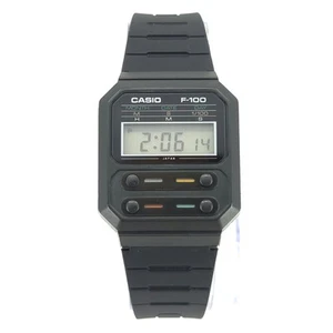 NOS CASIO F-100 WR VINTAGE DIGITAL FIRST EVER RESIN WATCH JAPAN 1977 - Picture 1 of 13
