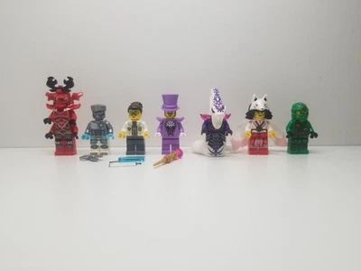 LEGO Ninjago Minifigure Lot Of 7 Rare Akita Kozu Dorama General Pythor - Image 1 of 2