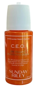 Sunday Riley CEO 15% Vitamin C Brightening Facial Serum 1 oz/30ml *Broken Pump* - Picture 1 of 5