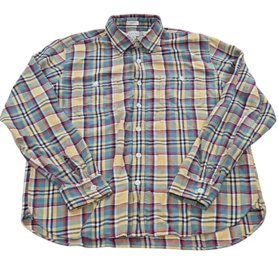 J. Crew Mens Classic Fit Flannel Shirt Large Plaid Button Down Long Sleeve - Image 1 of 4