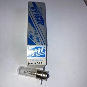 BSW Photo 7V .20A LIGHT BULB Apollo Audio Visual Projection Lamp New In Box - Picture 1 of 3