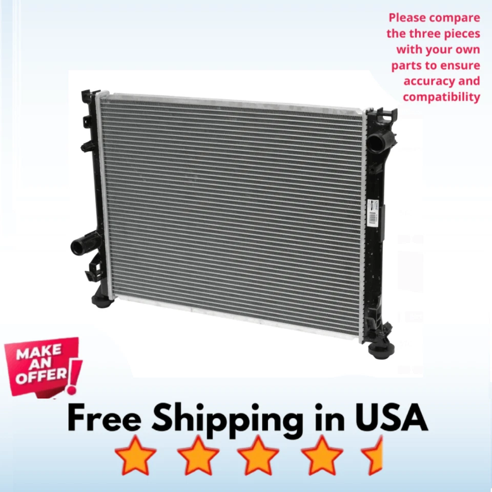 Radiador aire acondicionado adecuado Chrysler 300 2009-2023, Dodge Challenger 2008-2023 Foto 1 de 1