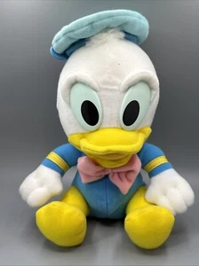 Vintage Disney Baby Donald Duck Plush Stuffed Animal ~ 9 Inches ~ Playskool - Picture 1 of 14