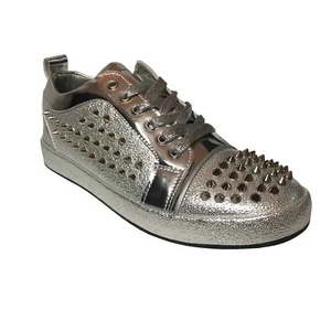 Faranzi Sneakers Uomo Argento Alla Moda F41603 - Foto 1 di 4