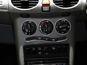 For Mercedes A W168 97-04 Polished Aluminium Heater A/C Control Surrounds Rings - Bild 1 von 5