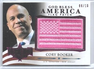RARE 2022 DECISION VAULT ~ 2020 SENATOR CORY BOOKER GOD BLESS CARD #GBA-15 ~ /10 - Picture 1 of 2