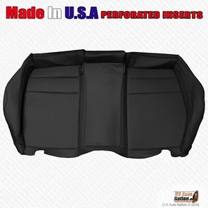 2009 - 2014 For Acura TSX Rear Bench Bottom Perforated Leather Cover Black - Bild 1 von 3