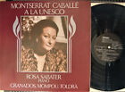 Montserrat CABALL  la Unesco (- Rosa SABATER) - FOC - near mint - blue vinyl