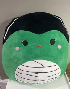 Squishmallow Kinder Halloween Myrte Braut von Frankenstein 8 Zoll grün Plüschtier selten - Bild 1 von 9