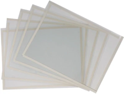 5 PROTEZIONI PELLICOLE PELLICOLA VETRO FINESTRA PER SABBIATRICE UNICRAFT SSK1