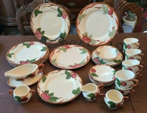 Manzana de barro franciscana vintage * Hecha en EE. UU. * Elija su pieza Platos y tazas - Imagen 1 de 12