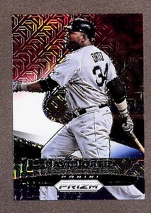 2015 Panini Prizm Red White and Blue Mojo Prizm #53 David Ortiz