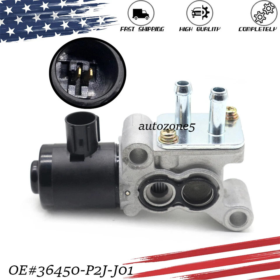 Válvula de control de aire de ralentí con junta para Acura RSX 2002-2006 Honda Civic 2002-2005 Foto 1 de 4