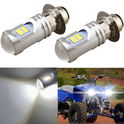 100W Headlight For Yamaha YFZ450 YFZ450R Raptor 700 700r 660r LED Lights Bulbs - Image 1 of 4