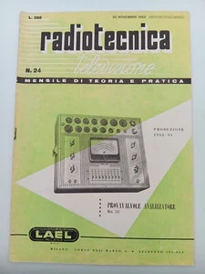 Radiotecnica Televisione n. 24 / 1952 Televisor Videon R. C. - Il DB - Picture 1 of 5