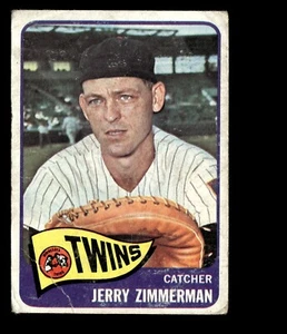 1965 Topps JERRY ZIMMERMAN #299 FR Minnesota Twins - Picture 1 of 2