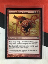 Uncontrollable Anger FOIL Champions of Kamigawa NM Red Common CARD