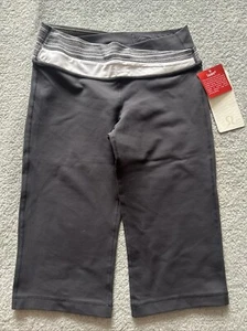 New LULULEMON Women's Luon Grey Astro Crop - Size 8 US / 12 Aus RRP $115 - Picture 1 of 6