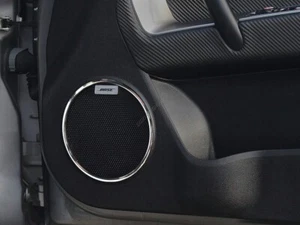 For Alfa Romeo MiTo 2008-2016 Polished aluminum door speaker rings 2pcs - Bild 1 von 9