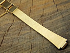 Downing Vintage 6mm Butterfly Clasp 24kt Gold Electroplate NOS Watch Band Unused