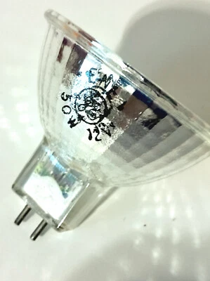 Lámpara Proyector Halógena Vintage (ENL) 50 vatios 12 voltios MR16 2 pines GX5.3 Foto 1 de 2