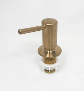 Hansgrohe Kitchen Accessories Deck Mounted Soap Dispenser 16 oz Brushed Gold Opt - Picture 1 of 2