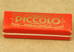 Hohner Piccolo Vintage Harmonica Key of D Moll Made in Germany New Old Stock - Picture 1 of 2