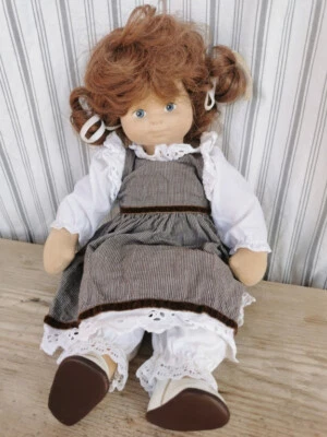 Puppe, Schlenkerpuppe, Stoffpuppe ca. 37 cm - Bild 1 von 4