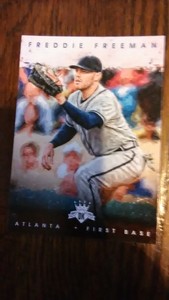 FREDDIE FREEMAN 2016 DIAMOND KING BASEBALL CARD ATLANTA BRAVES