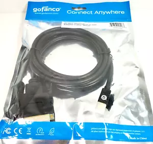Gofanco Mini DisplayPort Male to DVI Male Adapter Cable Cord 6ft Brand New! - Picture 1 of 2