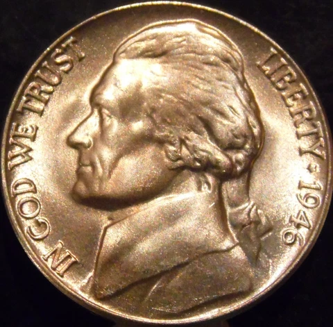 1946-D Jefferson Nickel Gem BU Uncirculated Full Step Full Steps Cover