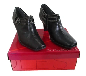 NIB Aerosoles Cinsory Womens Square Toe Shooties Shoes 9.5 Black - Picture 1 of 5